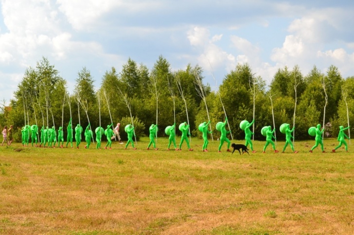 Зеленые человечки в Харькове