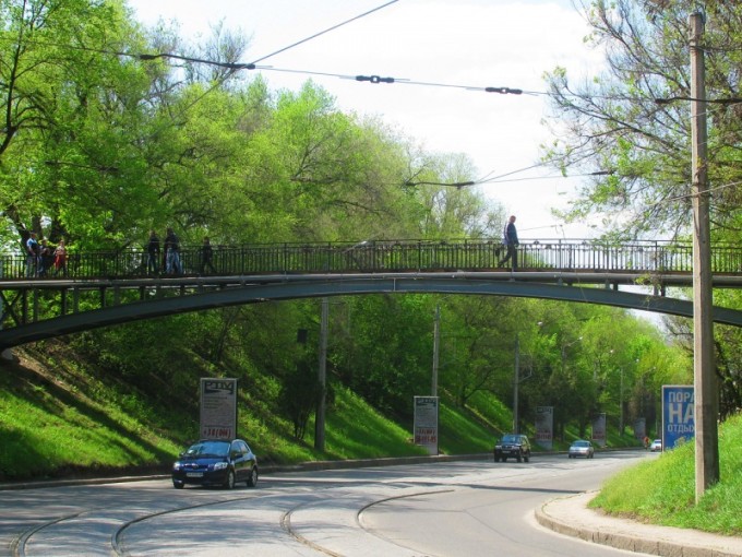 Мост на спуске Пассионарии, Харьков