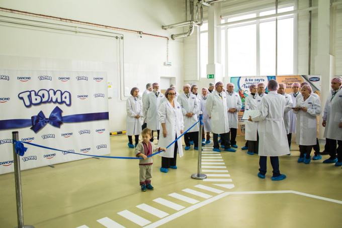 Компания "Данон" запустила мощное производство детского молочного питания "Тьома" в Украине