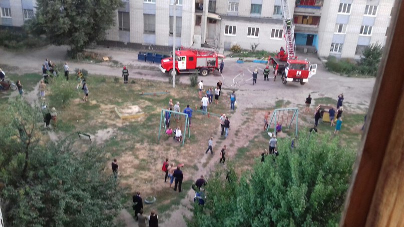 Пожар в одном из общежитий Харькова ликвидировали около двух часов (фото)