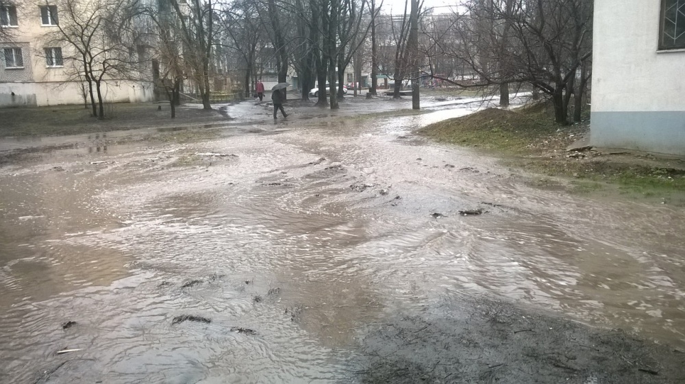 прорыв трубы