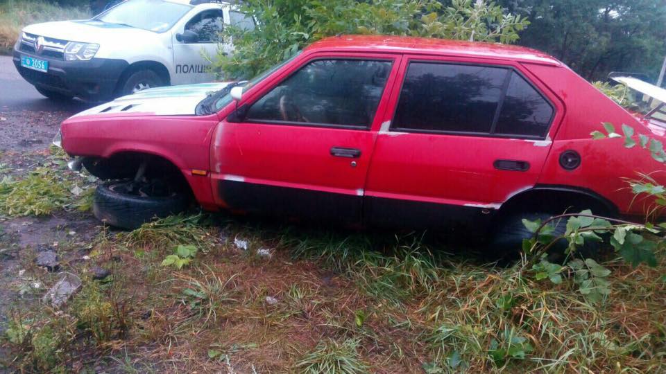Пьяный харьковчанин на “Alfa Romeo” улетел в кусты