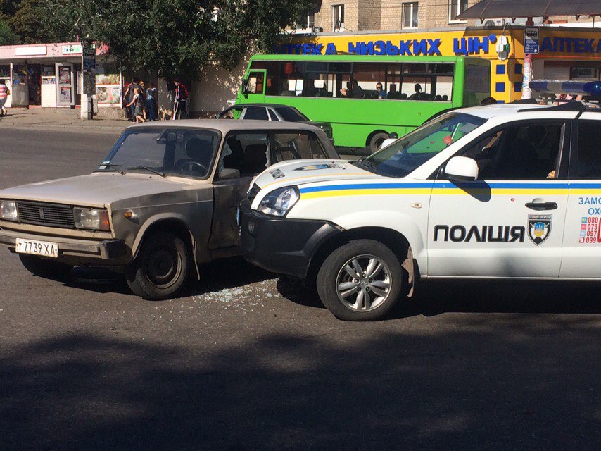 В Харькове копы снова попали в ДТП