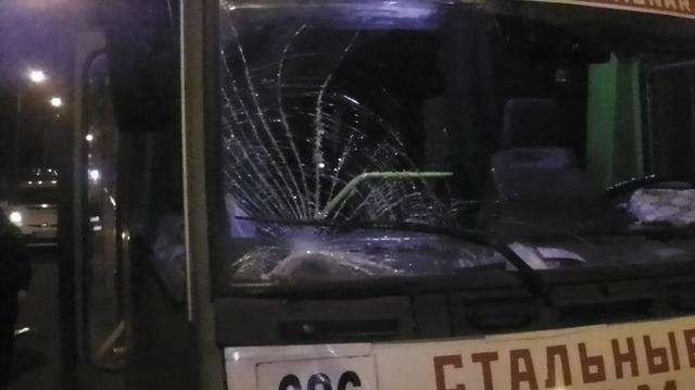 В Харькове маршрутка сбила пьяного пешехода