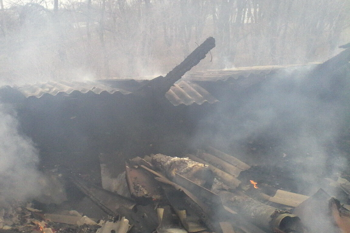 магазин пожар