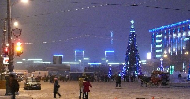 площадь свободы новый год парковка