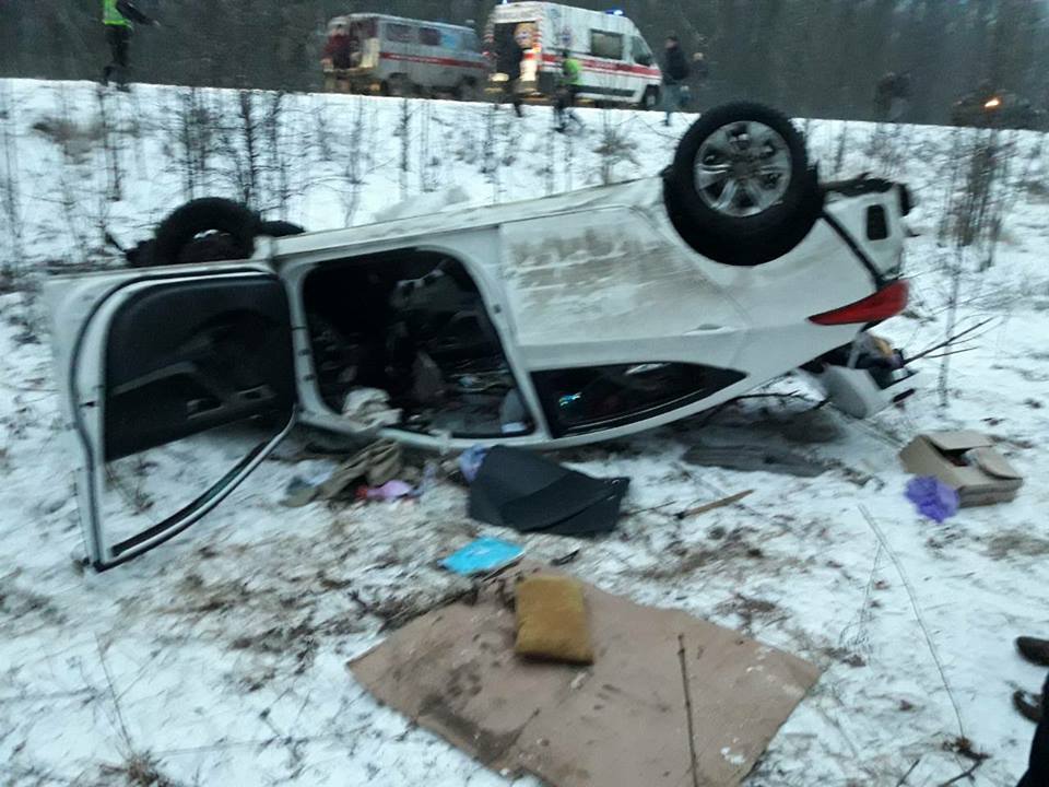 ДТП под Харьковом: пострадали три человека