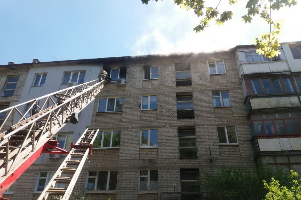 В результате пожара в Индустриальном районе погиб мужчина