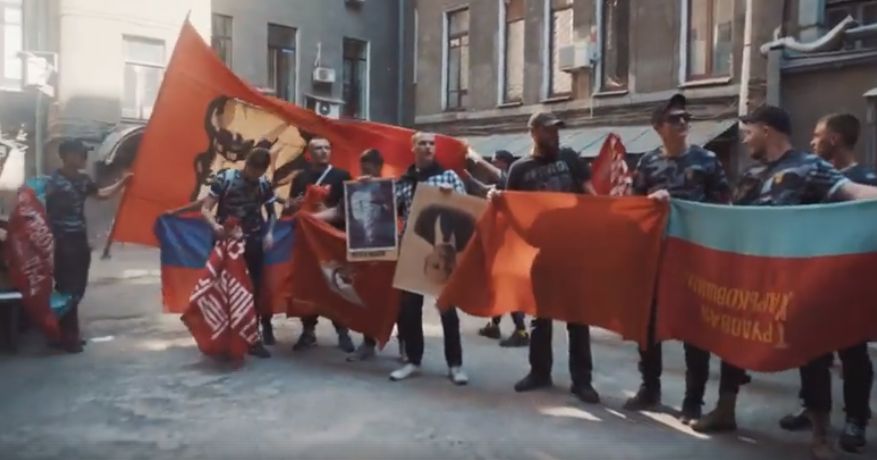 Погром в офисе “Трудовой Харьковщины” устроили представители Национального корпуса (видео)