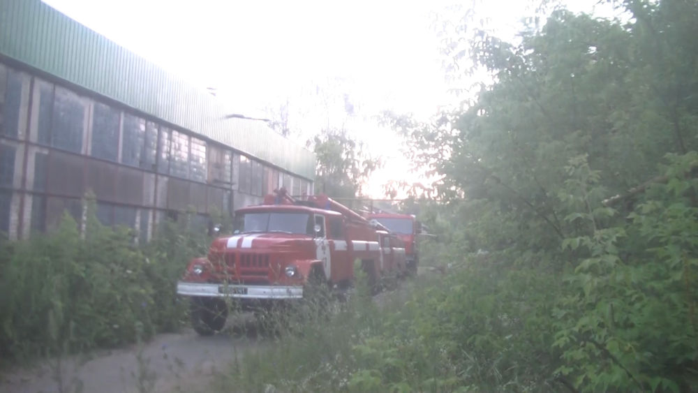 Под Харьковом во время пожара на предприятии погиб мужчина (фото)