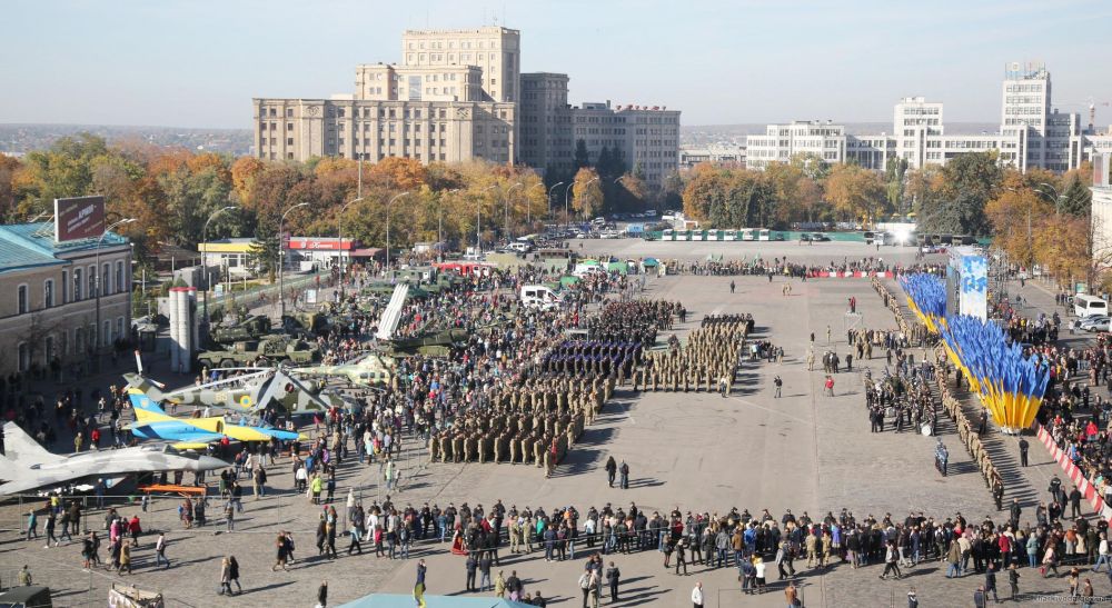 В Харькове отметили День защитника Украины (фото)