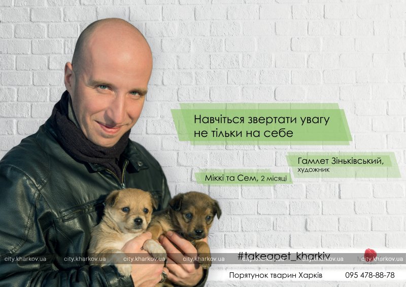 В Харькове создали календарь с известными актерами и спортсменами для помощи бездомным животным