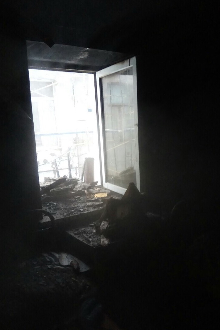 В Харькове на месте пожара обнаружили тело пожилой женщины