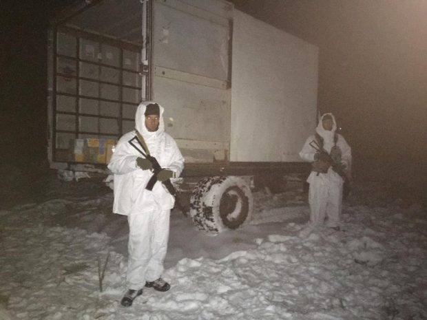 В Харьковский области пограничники задержали грузовик с полутонной сыра