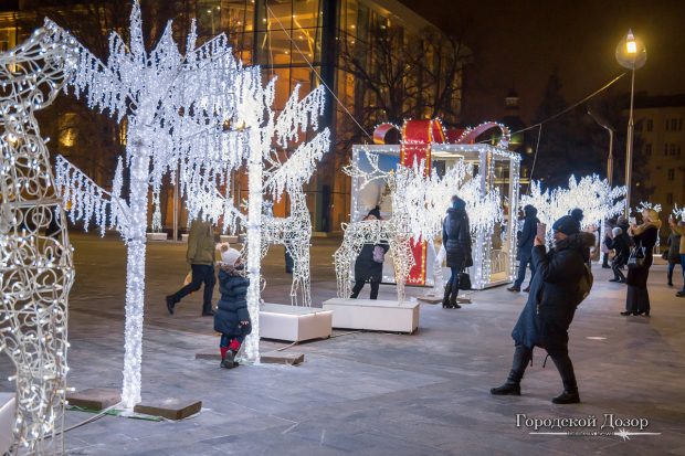 В центре Харькова появилась новогодняя фотозона
