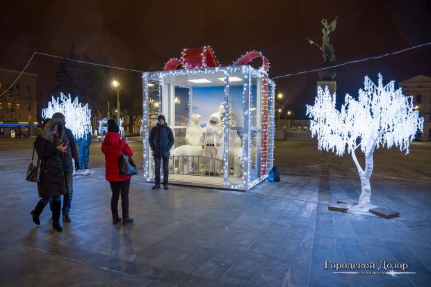 В центре Харькова появилась новогодняя фотозона
