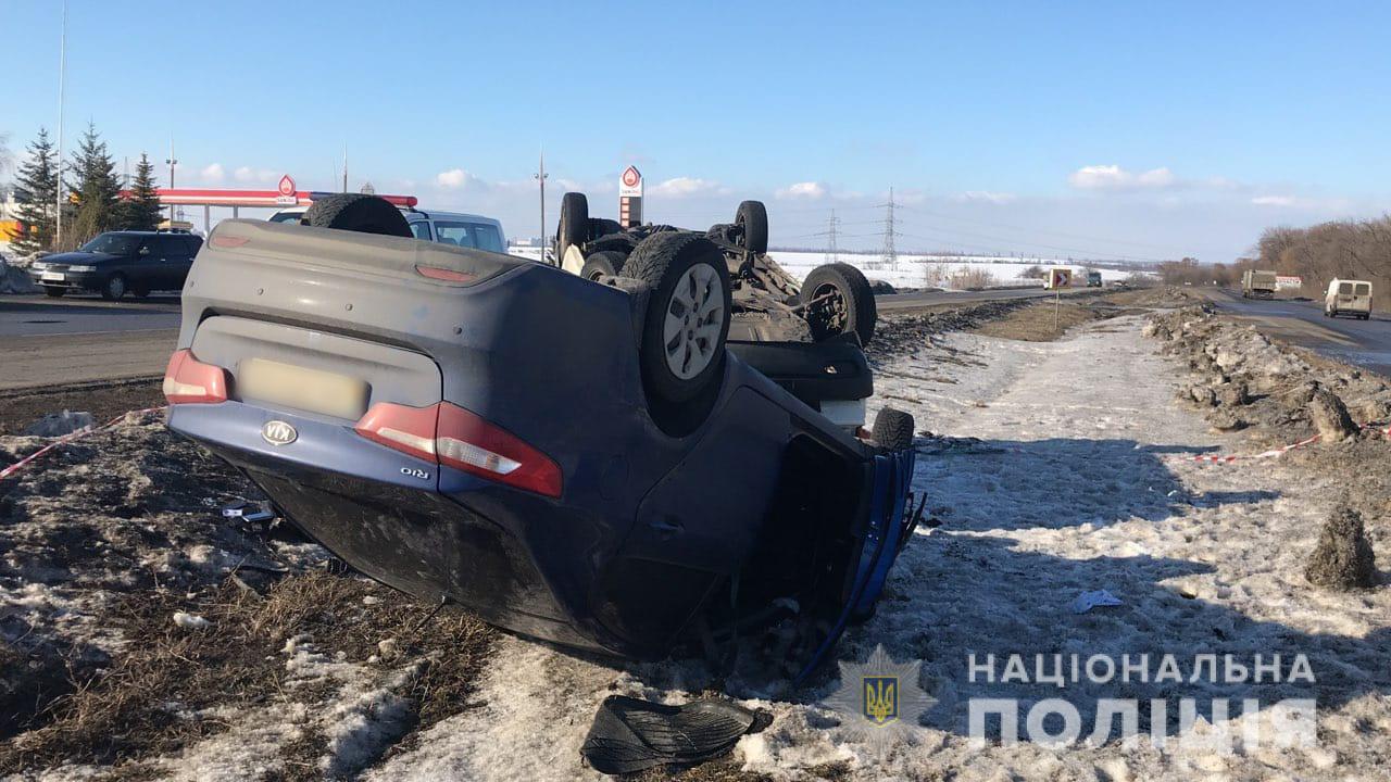 В автокатастрофе под Харьковом погибла женщина (фото, видео)