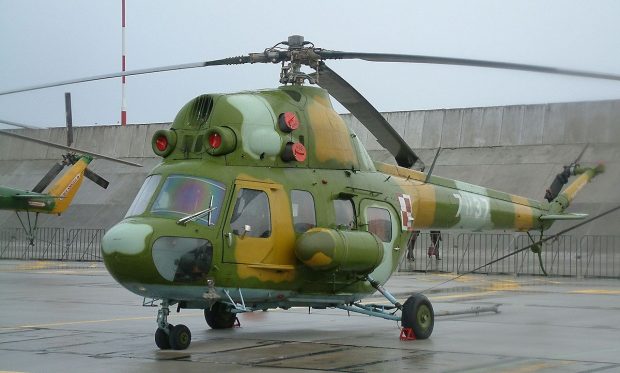 В Харьковской области военный вертолет совершил аварийную посадку