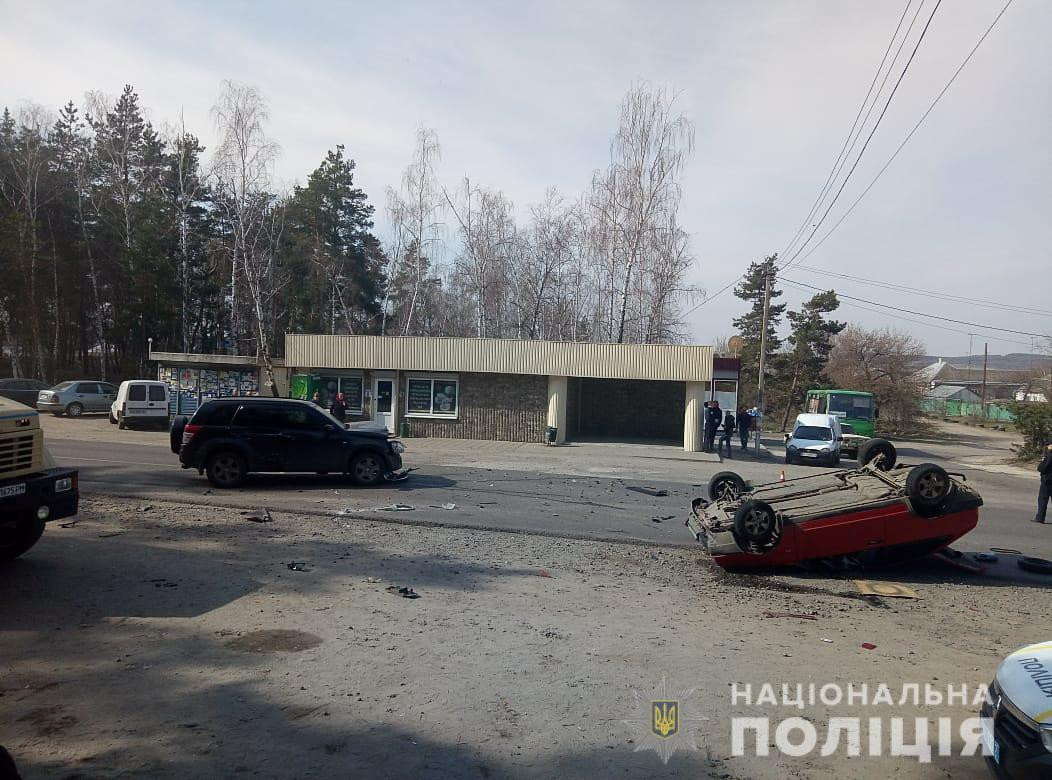 В результате автокатастрофы в Харьковской области пострадал один человек (фото)
