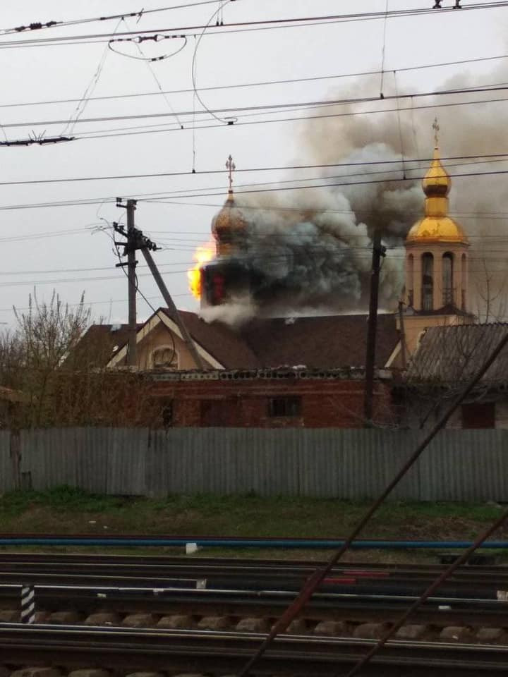 Храм Николая Чудотворца под Харьковом подожгли намерено – полиция