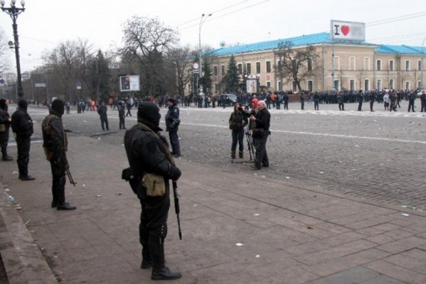 Пять лет назад полк "Ягуар" освободил здание Харьковской обладминистрации от сепаратистов