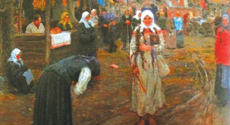 "Крестьянка", картина М. Федорова