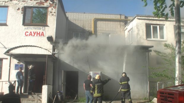 В Харькове горела сауна