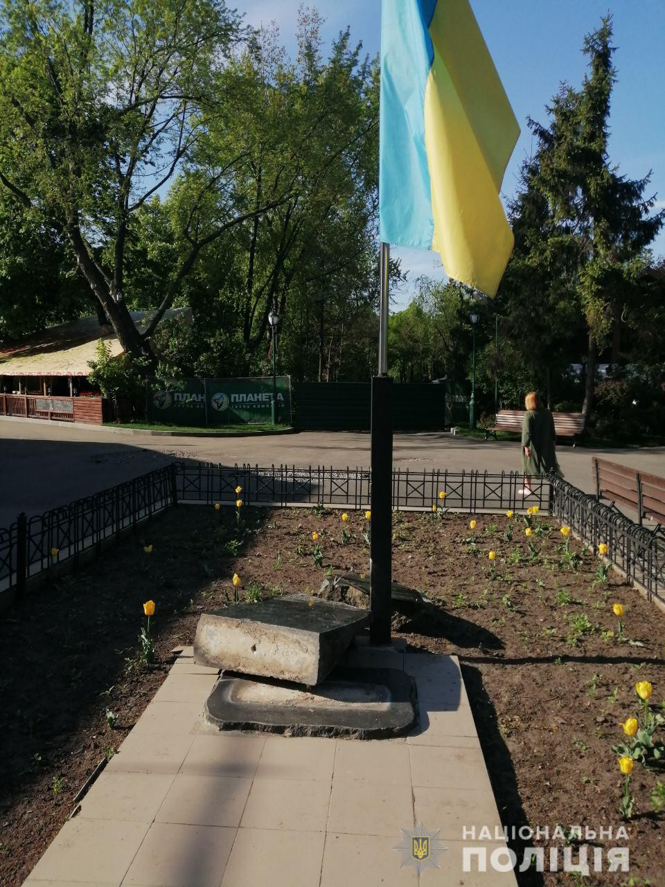 В центре Харькова разбили памятник в честь провозглашения независимости Украины