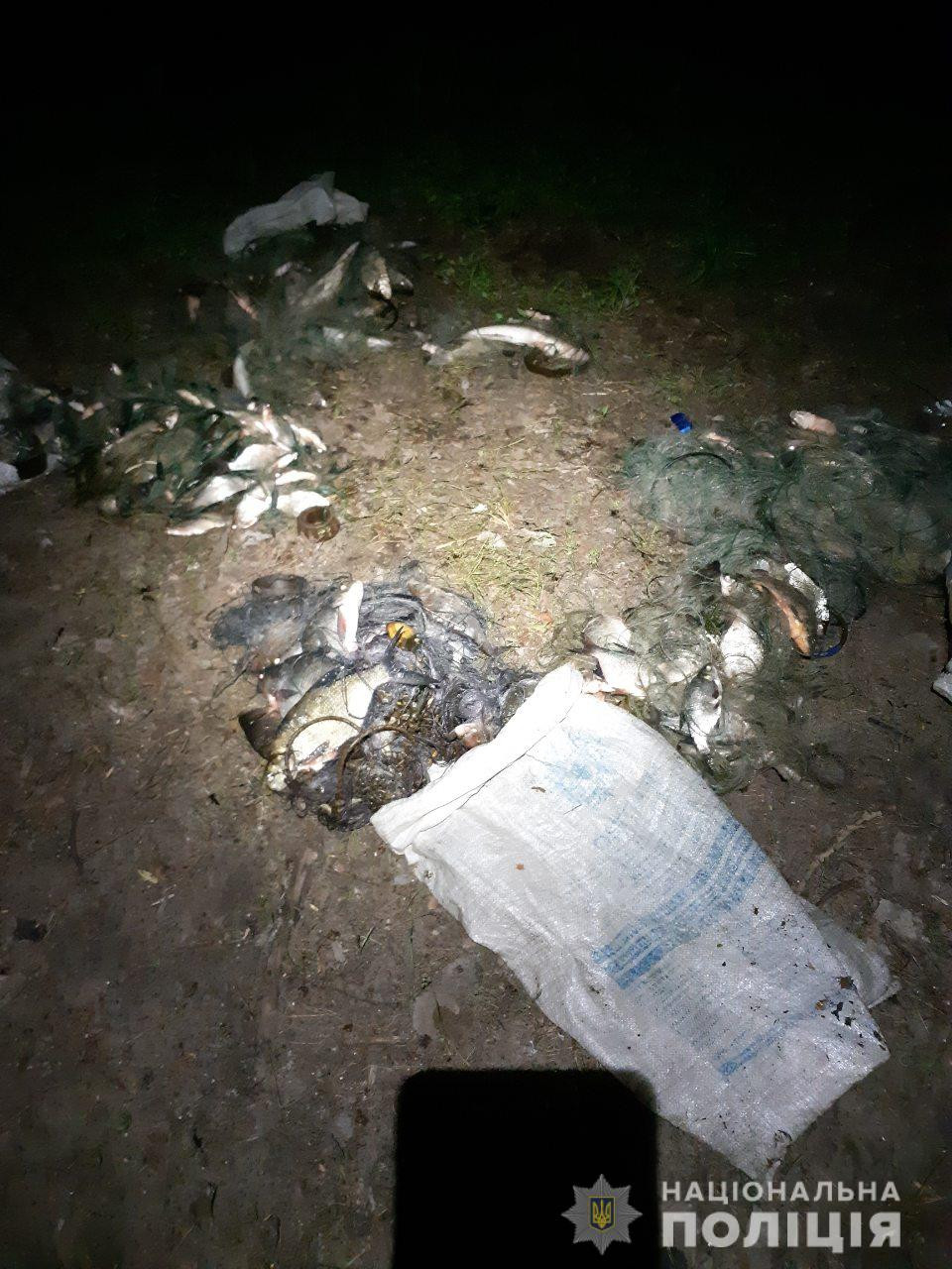На Харьковщине полицейские задержали браконьеров с уловом почти на 27 000 гривен