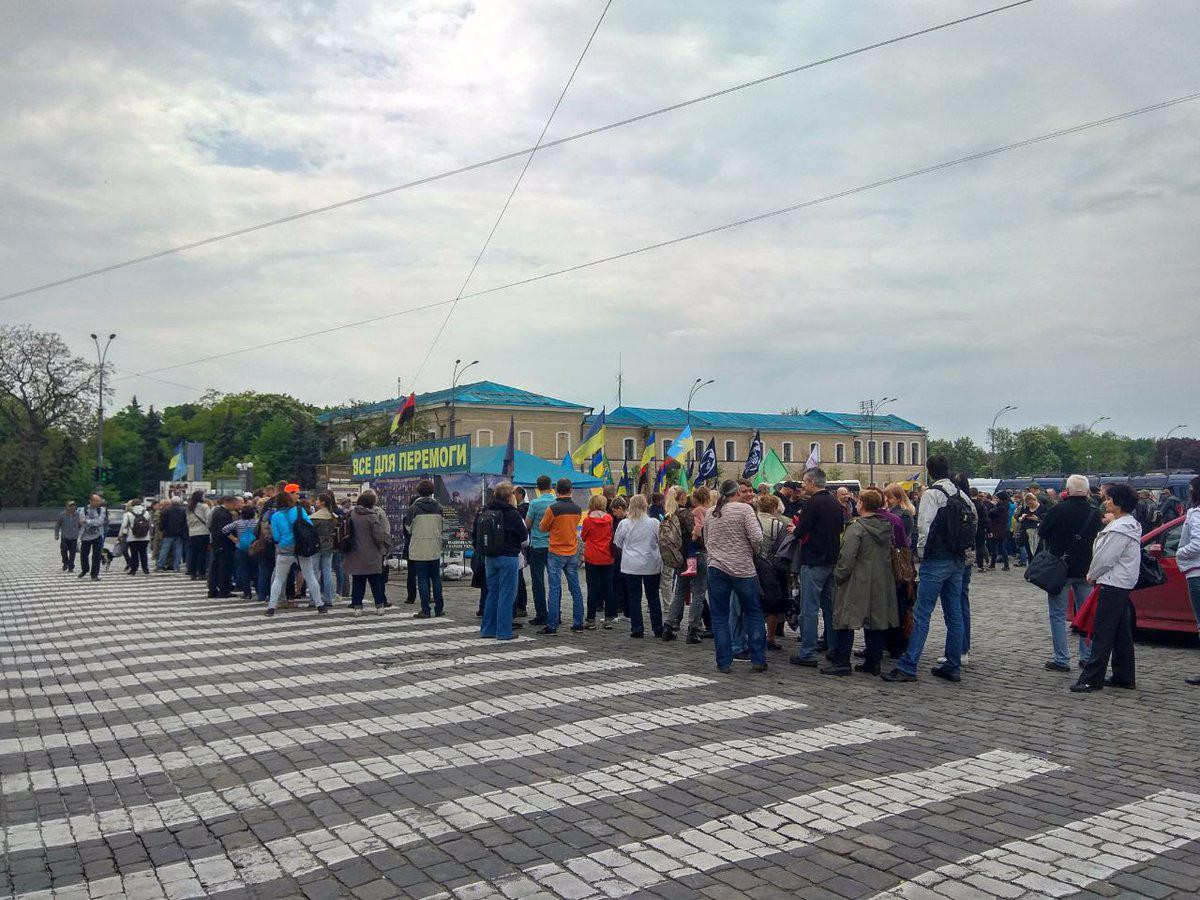 Ирина Геращенко обустроит свою приемную в палатке на площади Свободы