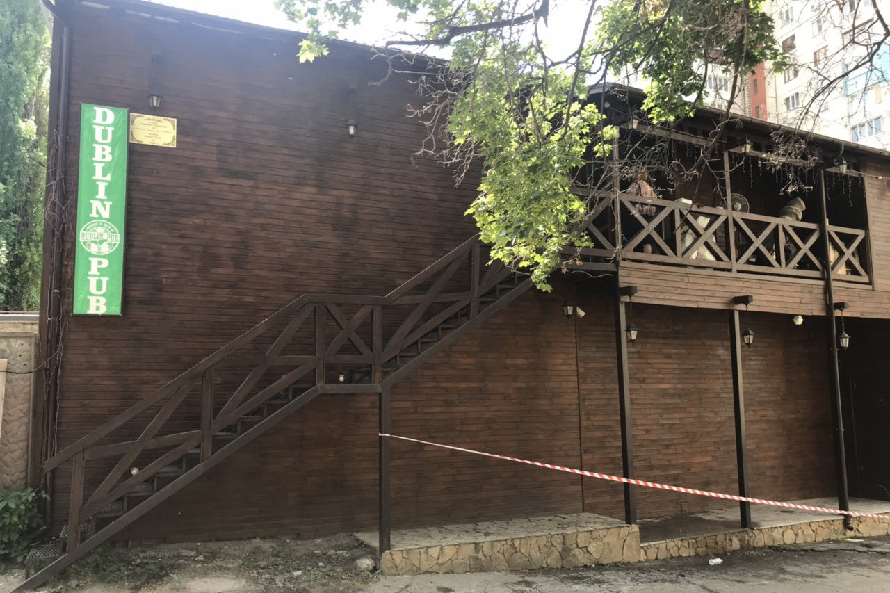 На Салтовке горел пивной паб