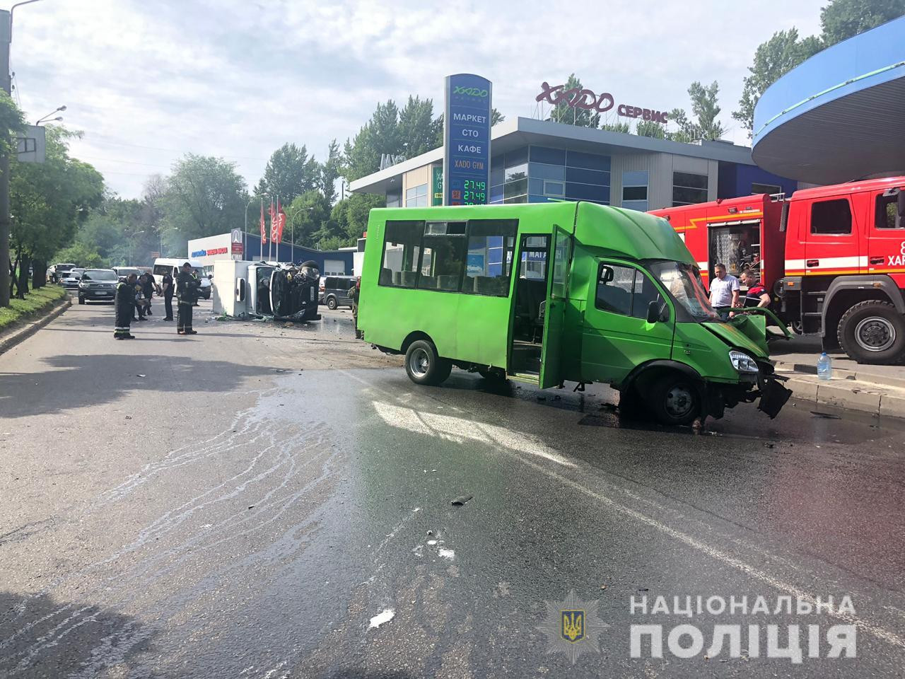 В Харькове в результате ДТП пострадали 15 человек