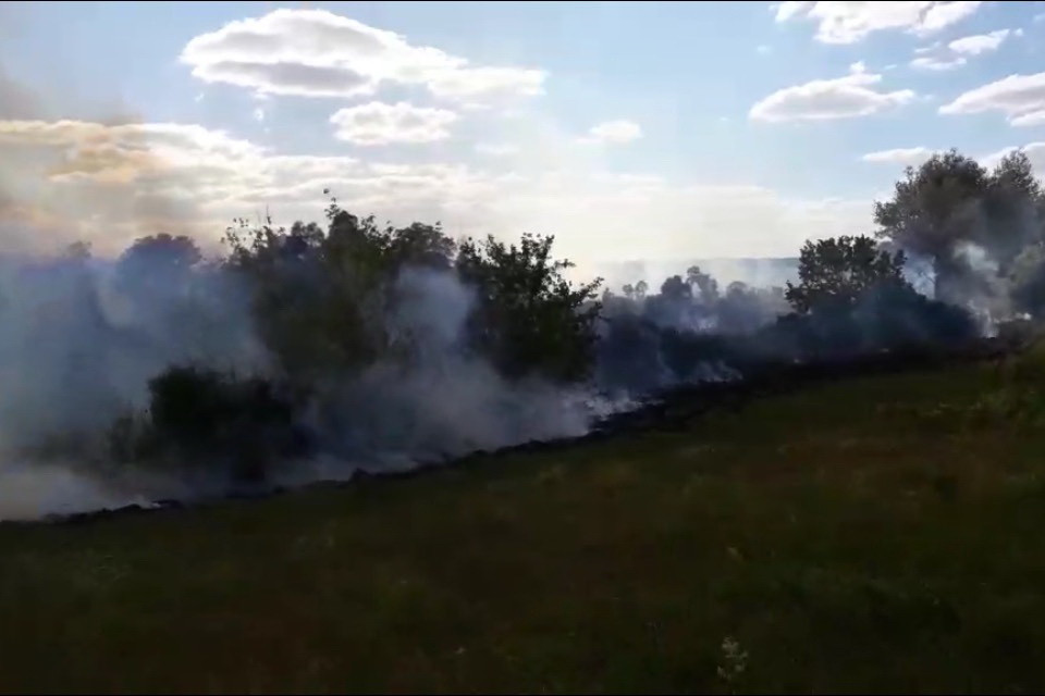 Спасатели Харьковщины потушили 26 пожарах на открытых пространствах