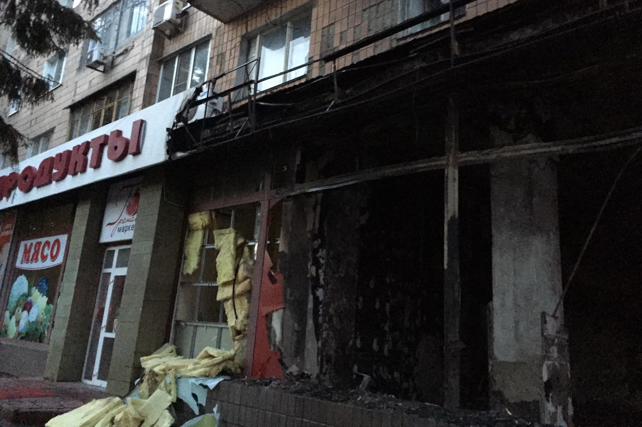 Магазин ритуальных услуг в Харькове подожгли - полиция