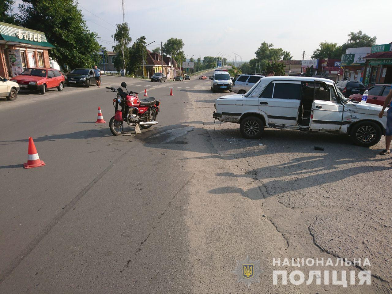 На Харьковщине в результате ДТП погиб мотоциклист