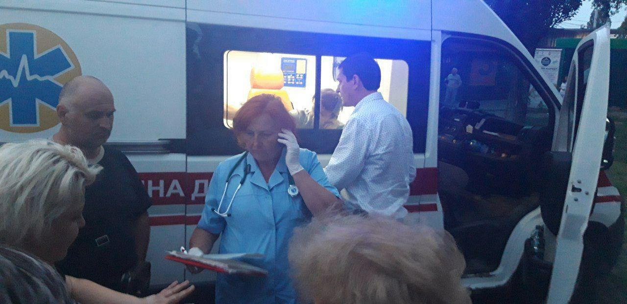 Наезд на Андрея Одарченко и Зе!команду на Салтовке