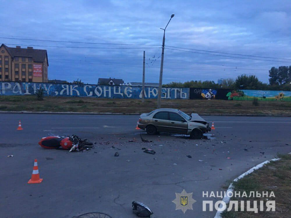 На Салтовке в результате аварии погиб мотоциклист