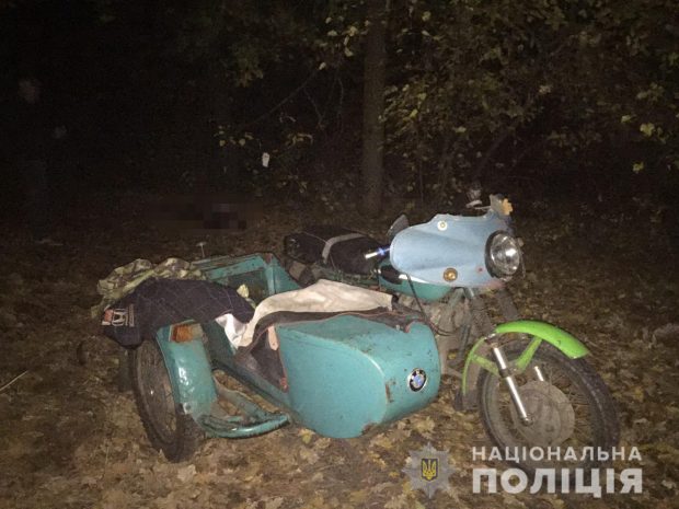 Под Харьковом водитель мотоцикла погиб в результате аварии