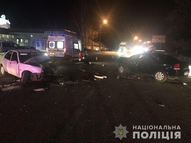 Под Харьковом в результате аварии пострадали два человека