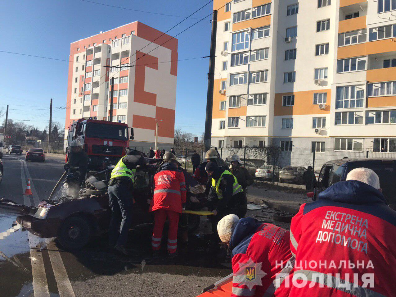 В Харькове пассажирка автомобиля погибла в результате ДТП