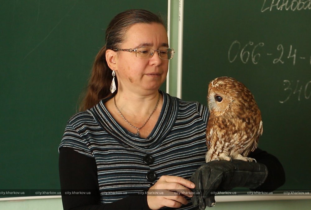Сотрудники Харьковского зоопарка провели урок для учителей (видео)