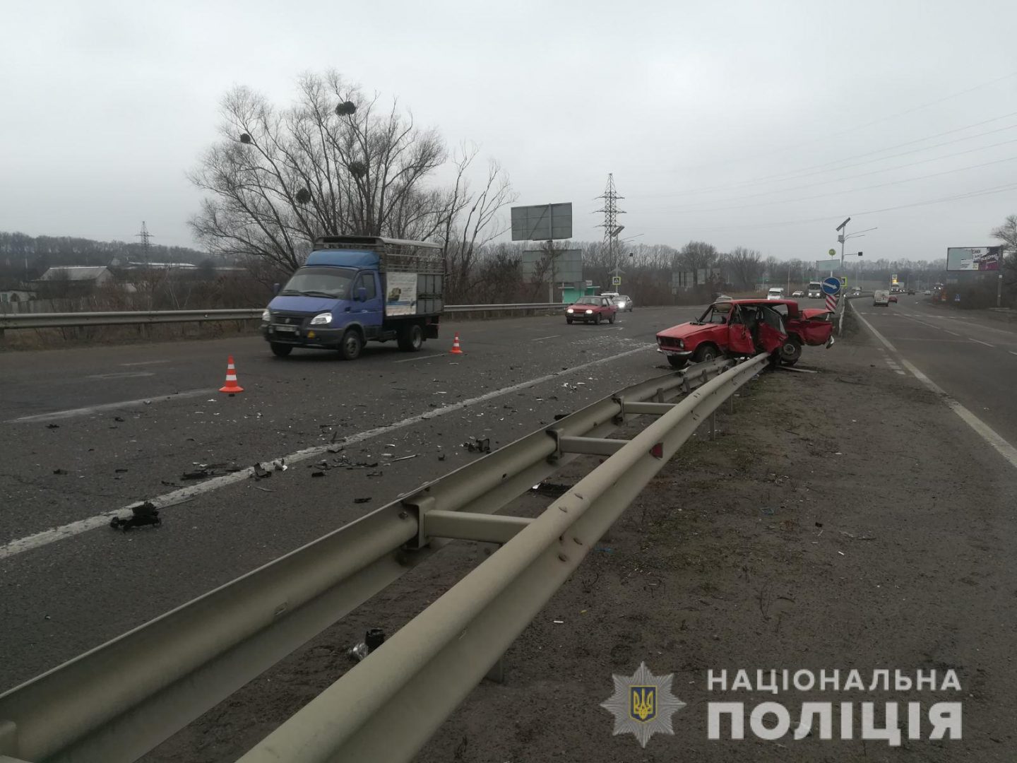 Под Харьков в результате автокатастрофы погиб мужчина