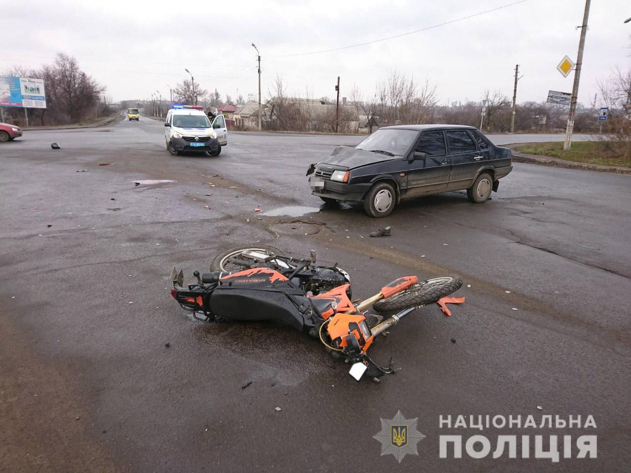 На Харьковщине в результате аварии погиб мотоциклист