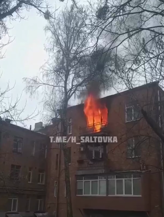 В центре Харькова горела квартира: пострадал мужчина