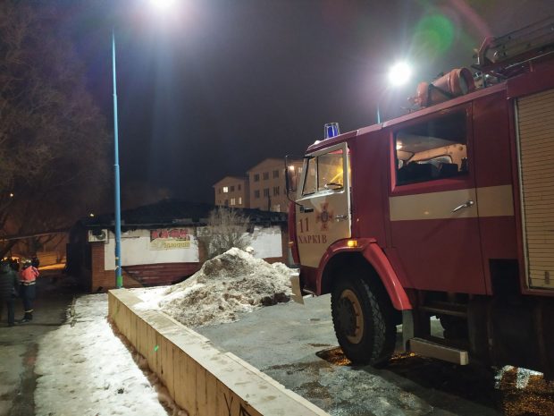 На Горизонте ночью сгорело кафе