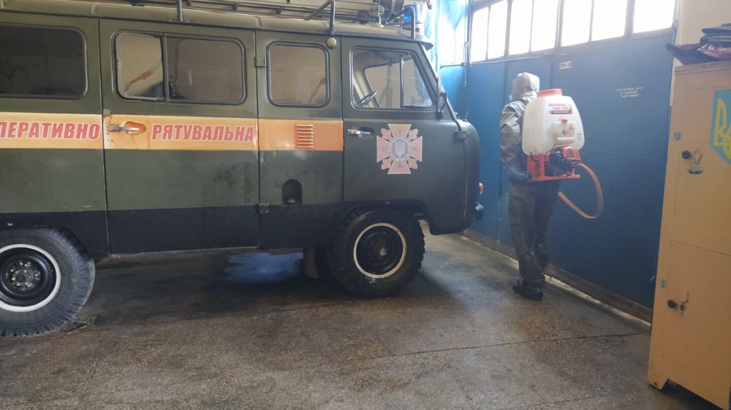 На Харьковщине самоизолировался караул пожарно-спасательной части из-за угрозы коронавируса