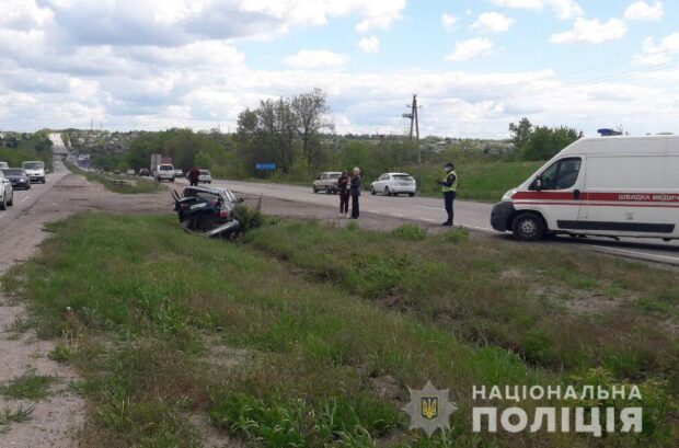 Под Харьковом в результате аварии пострадали дети