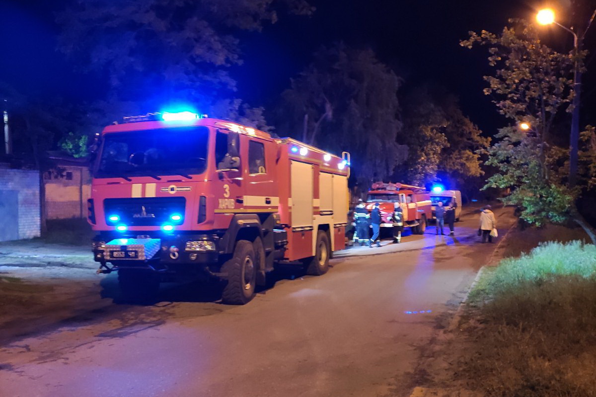 В Харькове на пожаре пострадал бездомный