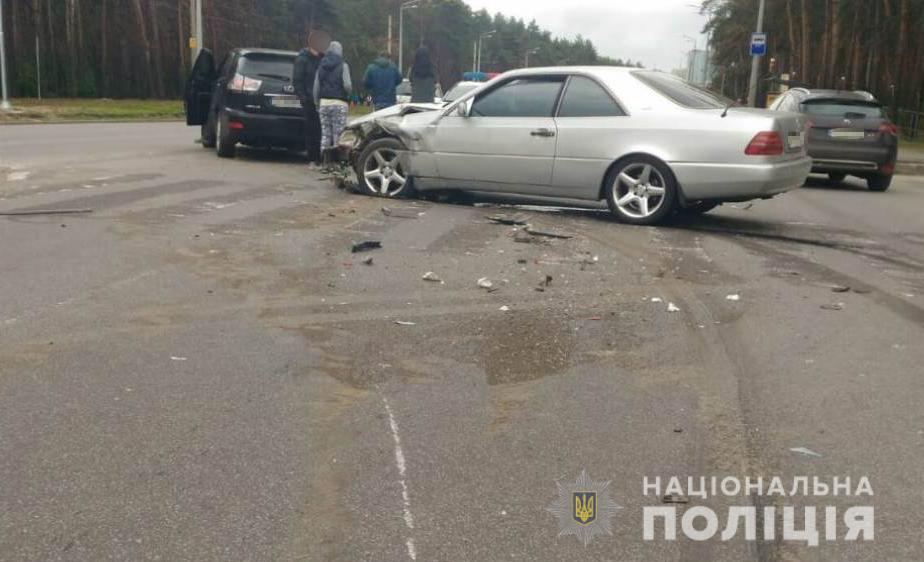 В результате аварии на Салтовке пострадала женщина