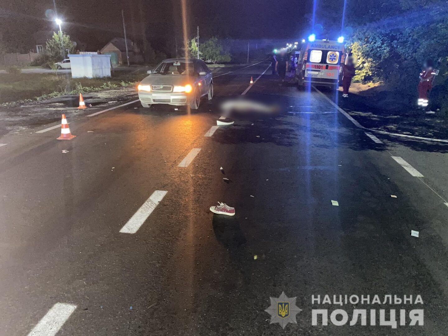 Под Харьковом скорая помощь насмерть сбила женщину